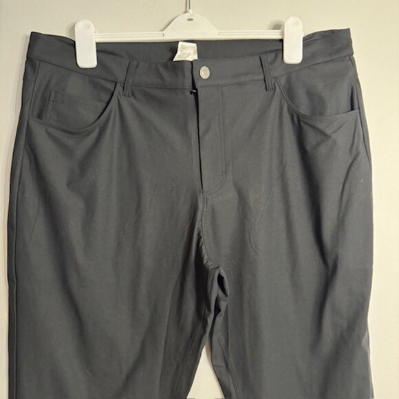 Fabletics Men's The Don 5-Pocket Pants Black Size 38x32 - Picture 3 of 6